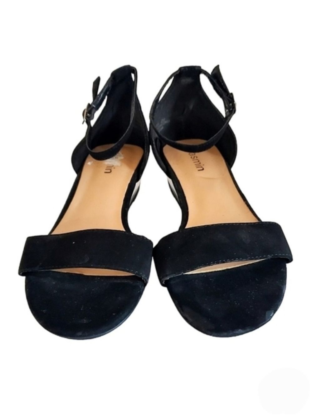 Jasmine Jyenni Ankle Strap Sandals Black Size 6 NWOT